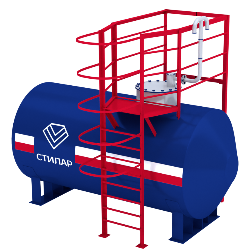 Горизонтальный резервуар РГСН для ГСМ 40 м³ от завода-производителя